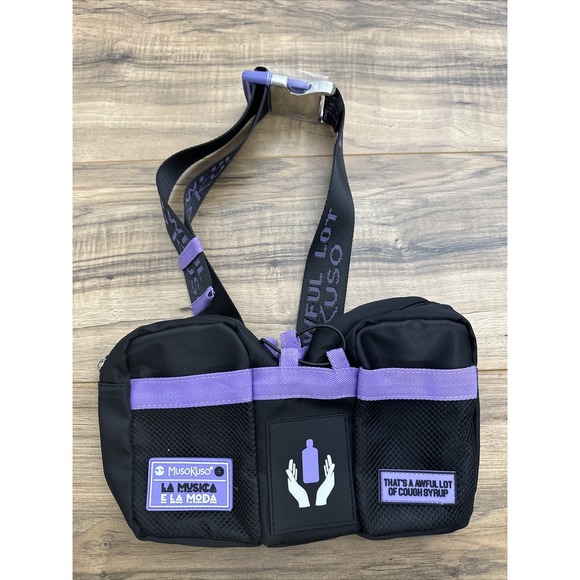 MusoKuso Other - MUSOKUSO THAT'S AWFUL LOT OF COUGH SYRUP MUSO KUSO TRIPLLE POCKET‎ WAIST BAG